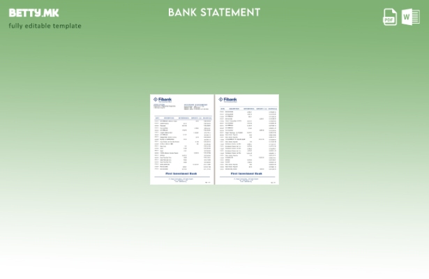 модерен стил Бугарија Fibank (Прва инвестициска банка) шаблон за зборови за стра